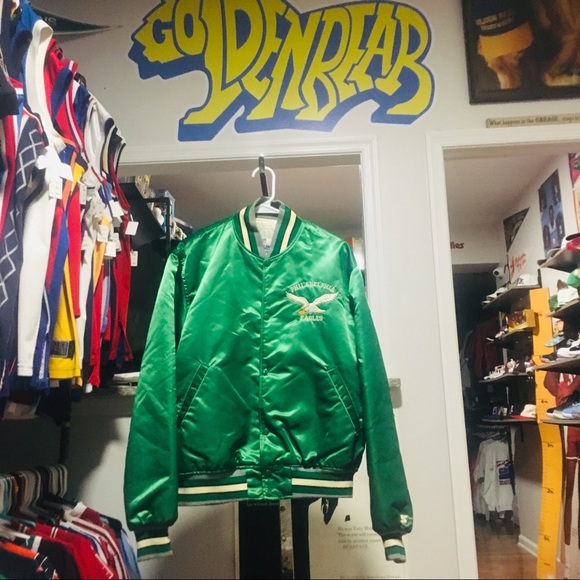 STARTER Other - Vintage Philadelphia Eagles Satin  Starter Jacket